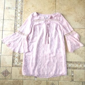 Loft Dress with Bell Sleeves